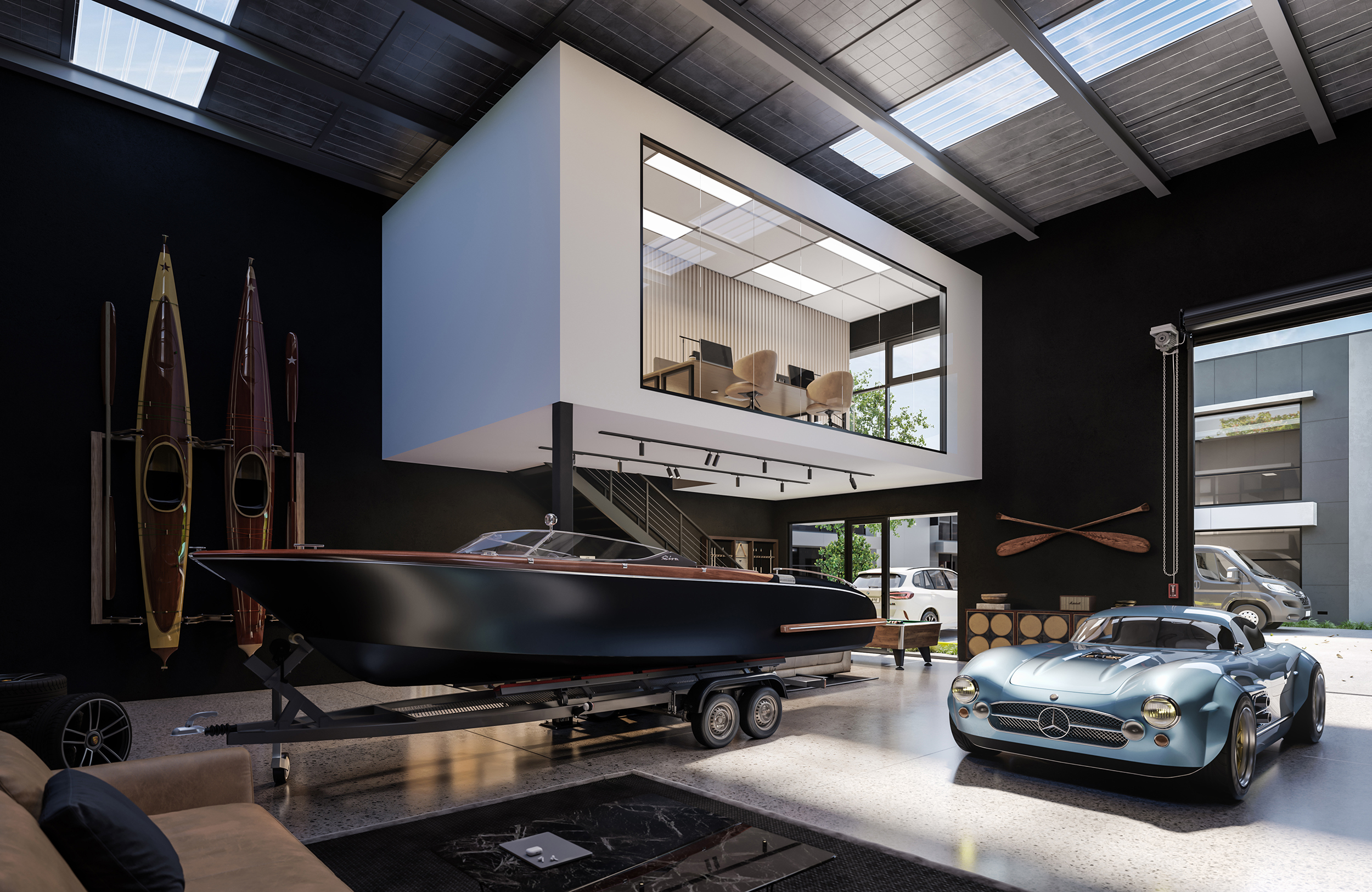 Internal - Warehouse Man Cave LR